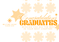 Geometric Graduation Postcard