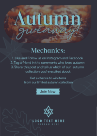 Autumn Leaves Giveaway Poster