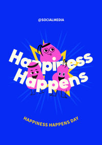 Happiness Unfolds Poster