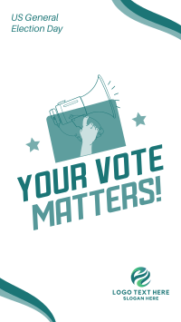 Your Vote Matters Instagram Story