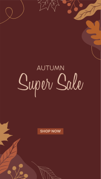 Autumn Leaves Sale Instagram Story