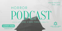 Horror Podcast Twitter Post