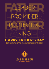 Honoring Dads Poster