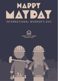 May Day Workers Event Flyer