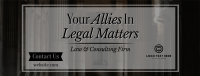 Law Consulting Firm Facebook Cover