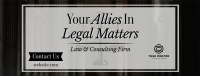 Law Consulting Firm Facebook Cover Image Preview