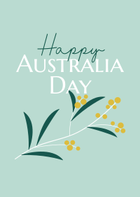 Golden Wattle  for Aussie Day Poster