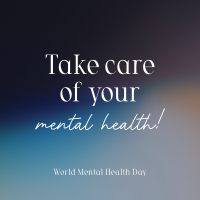 Mental Health Awareness Instagram Post Design
