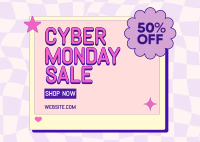 Cute Cyber Deals Postcard