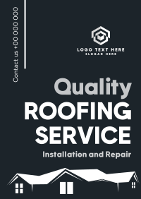 Quality Roofing Poster