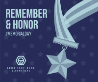 Memorial Day Badge Facebook Post