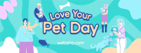 Quirky Pet Love Facebook Cover