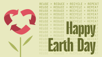 Earth Day Recycle Animation