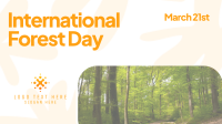 Forest Day Greeting Animation