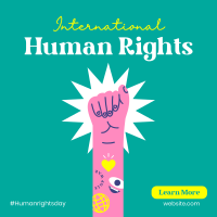 Human Rights Day Instagram Post Design