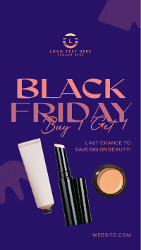 Beauty Products Black Friday Instagram Reel Image Preview