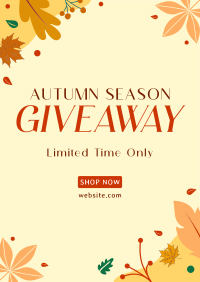 Autumn-tic Season Fare Poster