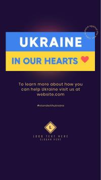 Ukraine In Our Hearts Facebook Story