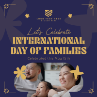 Modern International Day of Families Linkedin Post