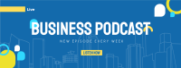 Corporate Podcast Facebook Cover Image Preview