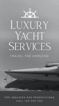 Luxury Yacht Services Instagram Reel Image Preview