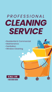 Cleaning Professionals Facebook Story