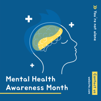 Mental Health Month Instagram Post