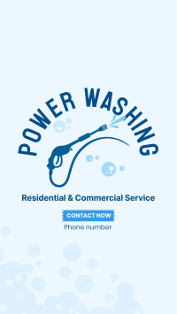 Pressure Washer Services Facebook Story