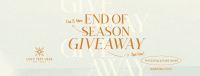 End Season Giveaway Facebook Cover Design