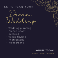 Wedding Planner Instagram Post example 3