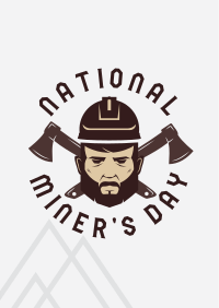 National Miner's Day Flyer