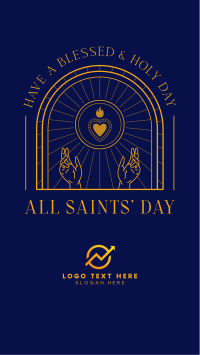 Holy Sacred Heart Instagram Story Design