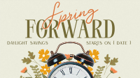Spring Daylight Saving Animation
