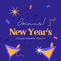 New Year Countdown Instagram Post Design