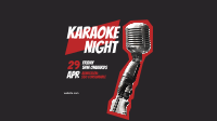 Friday Karaoke Night Facebook Event Cover