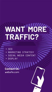 Traffic Content Instagram Story Design