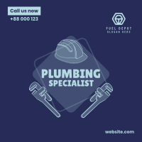 Plumbing Specialist Instagram Post Image Preview