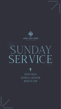 Earthy Sunday Service Instagram Reel Image Preview