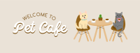 Pet Cafe Opening Facebook Cover Design