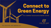 Green Energy Silhouette Animation