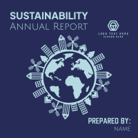 Sustainability Annual Report Linkedin Post