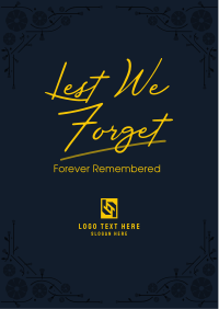 Forever Remembered Flyer