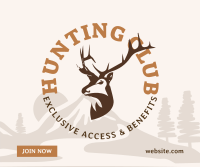  Hunting Club Deer Facebook Post