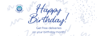 Doodly Birthday Promo Facebook Cover