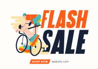 Bike Voyage Sale Postcard