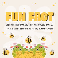 Bee Day Fun Fact Instagram Post