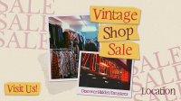 Retro Vintage Shop Sale Video