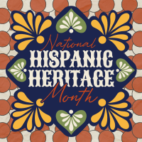 Talavera Hispanic Heritage Month Instagram Post Design
