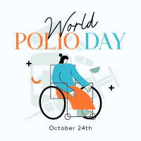Polio Awareness Day Instagram Post