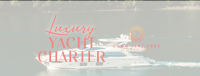 Luxury Yacht Charter Facebook Cover Design